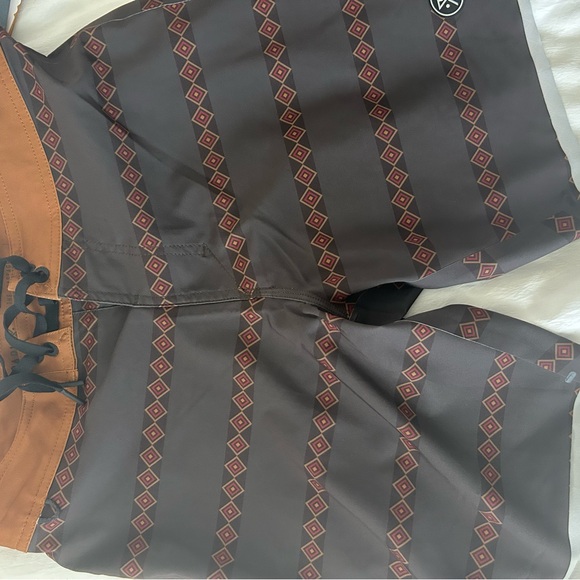 Roark Passenger Primo Board shorts in Charcoal Stripe NWT - Picture 6 of 8